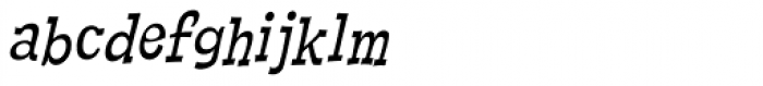 Cornpile Italic Font LOWERCASE