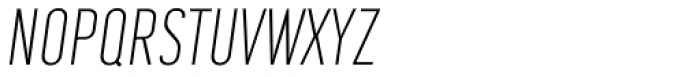 Corpa Gothic™ Pro Thin Italic Font UPPERCASE