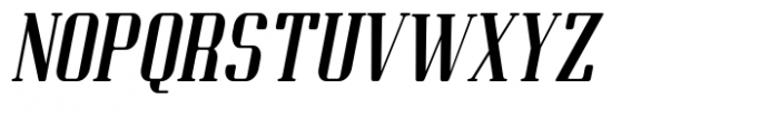 Corpesh Condensed Italic Font UPPERCASE
