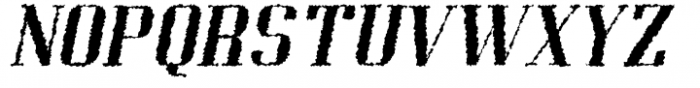 Corpesh Italic Distort Caps Font UPPERCASE