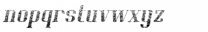 Corpesh Italic Grunge Font LOWERCASE