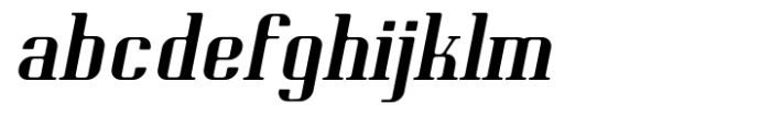 Corpesh Italic Font LOWERCASE