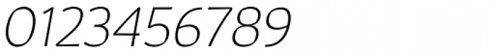 Corpo Sans UltraLight Italic Font OTHER CHARS