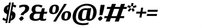 Corpo Serif Bold italic Font OTHER CHARS