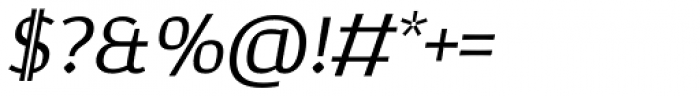 Corpo Serif Italic Font OTHER CHARS