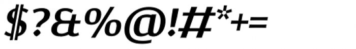 Corpo Serif SemiBold italic Font OTHER CHARS