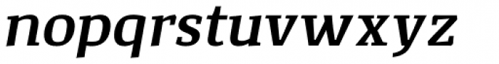 Corpo Serif SemiBold italic Font LOWERCASE