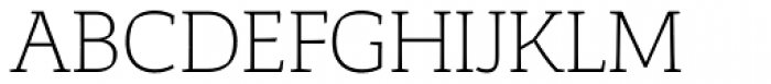 Corpo Serif UltraLight Font UPPERCASE