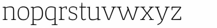 Corpo Serif UltraLight Font LOWERCASE