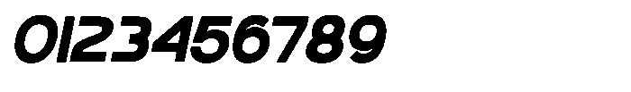 Corpoa Oblique Font OTHER CHARS