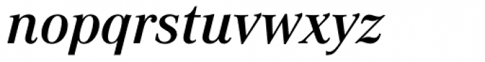 Corporate A BQ Medium Italic Font LOWERCASE