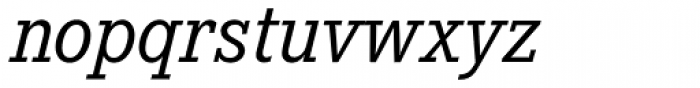 Corporate E BQ Italic Font LOWERCASE