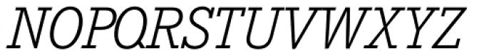 Corporate E BQ Light Italic Font UPPERCASE