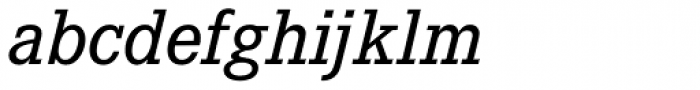 Corporate E Pro Medium Italic Font LOWERCASE
