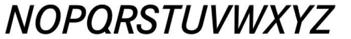 Corporate S BQ Medium Italic Font UPPERCASE