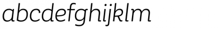 Corporative Alt Book Italic Font LOWERCASE