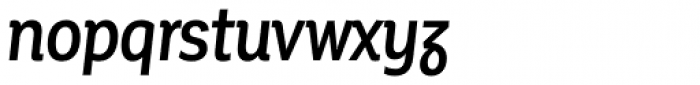 Corporative Alt Condensed Medium Italic Font LOWERCASE