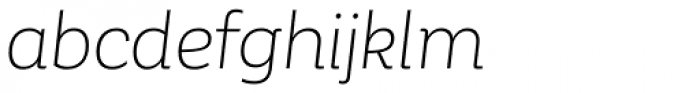 Corporative Alt Light Italic Font LOWERCASE
