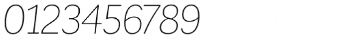 Corporative Alt Thin Italic Font OTHER CHARS