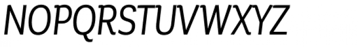 Corporative Condensed Regular Italic Font UPPERCASE
