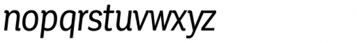 Corporative Condensed Regular Italic Font LOWERCASE