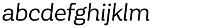Corporative Regular Italic Font LOWERCASE