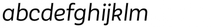 Corporative Sans Alt Regular Italic Font LOWERCASE