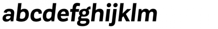 Corporative Sans Bold Italic Font LOWERCASE