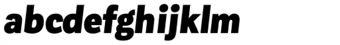 Corporative Sans Condensed Black Italic Font LOWERCASE