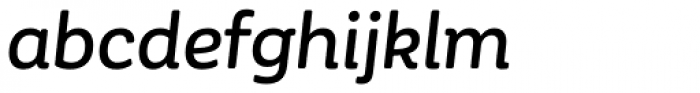Corporative Soft Alt Medium Italic Font LOWERCASE