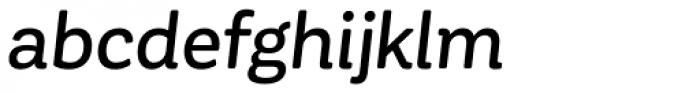 Corporative Soft Medium Italic Font LOWERCASE
