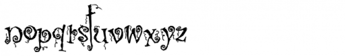 Corpse Fairy Font LOWERCASE