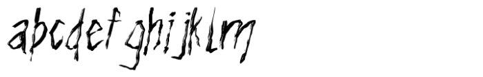 Corpsy Italic Font LOWERCASE