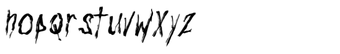 Corpsy Italic Font LOWERCASE