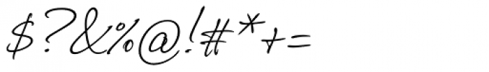 Corradine Handwriting Italic Font OTHER CHARS