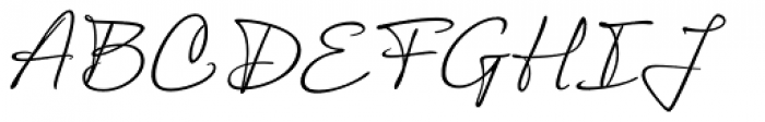 Corradine Handwriting Italic Font UPPERCASE