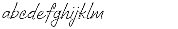 Corradine Handwriting Italic Font LOWERCASE