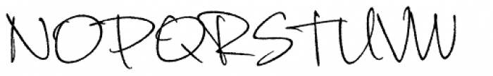 Corradine Handwriting Rough Font UPPERCASE