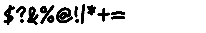 Correct Bold Font OTHER CHARS