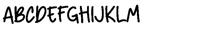 Correct Regular Font UPPERCASE