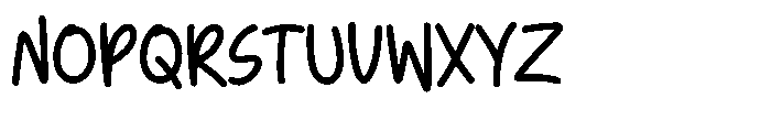 Correct Regular Font UPPERCASE