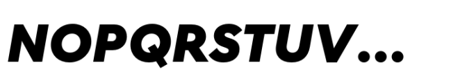 Corsa Grotesk Black Italic Font UPPERCASE