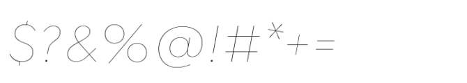 Corsa Grotesk Hairline Italic Font OTHER CHARS