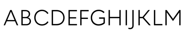 Corsa Grotesk Light Font UPPERCASE