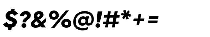 Corsa Grotesk XBold Italic Font OTHER CHARS