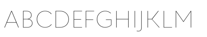 Corsa Grotesk XThin Font UPPERCASE