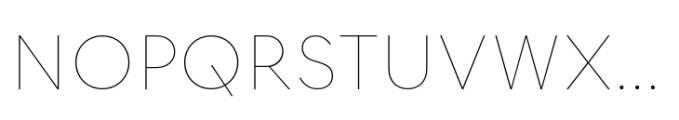 Corsa Grotesk XThin Font UPPERCASE