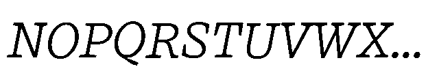 Corsario Variable Italic Font UPPERCASE