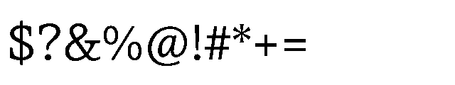 Corsario Variable Upright Font OTHER CHARS