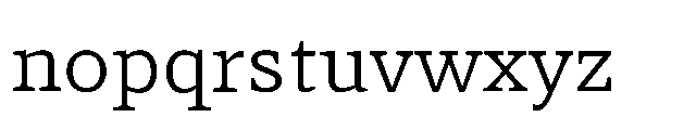 Corsario Variable Upright Font LOWERCASE